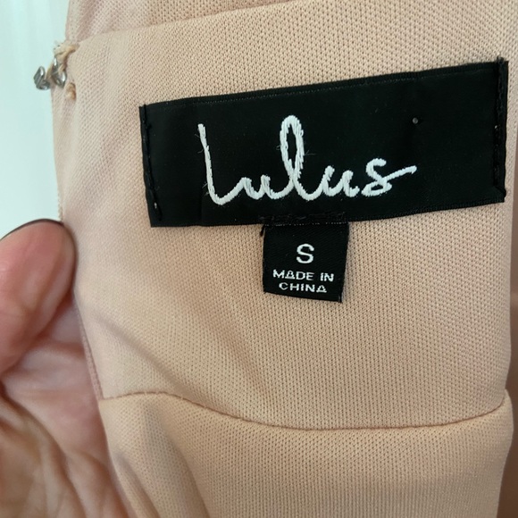 Lulu's heavenly hues blush maxi dress. Worn once. No stains or tears. - Picture 2 of 3